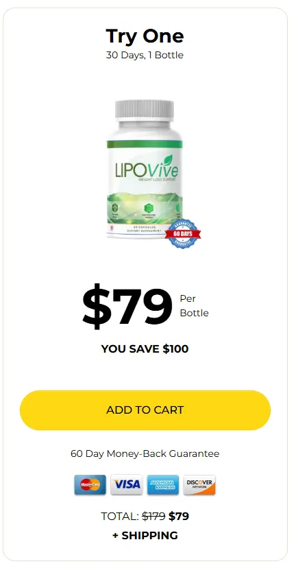 Buy LipoVive 1 Bottle