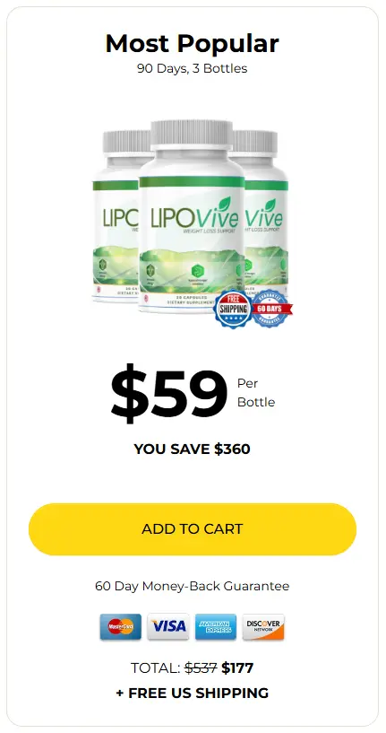 Buy LipoVive 3 Bottles